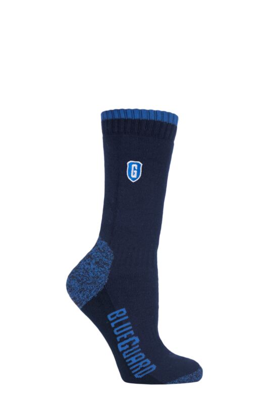 Women's 1 Pair Blueguard Anti-Abrasion Durability Socks Navy 4-8 Ladies