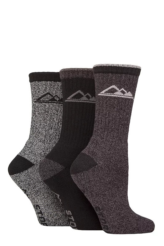 Women's 3 Pair Storm Bloc Cotton Marl Boot Socks