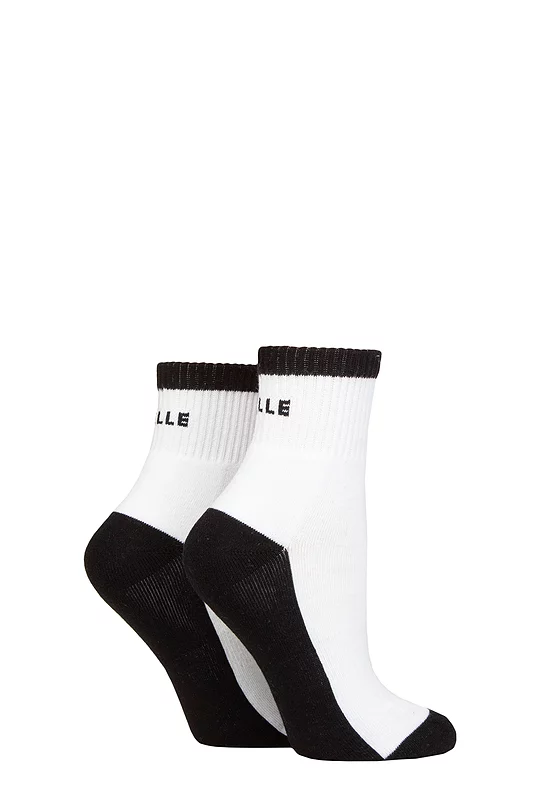 Women's 2 Pair Elle Sports Cushioned Ankle Socks