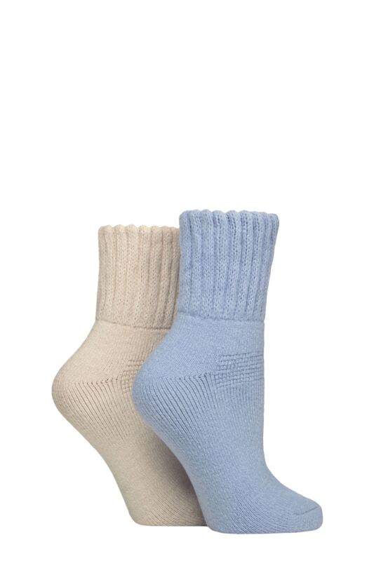 Women's 2 Pair Elle Cosy Home and Bed Socks
