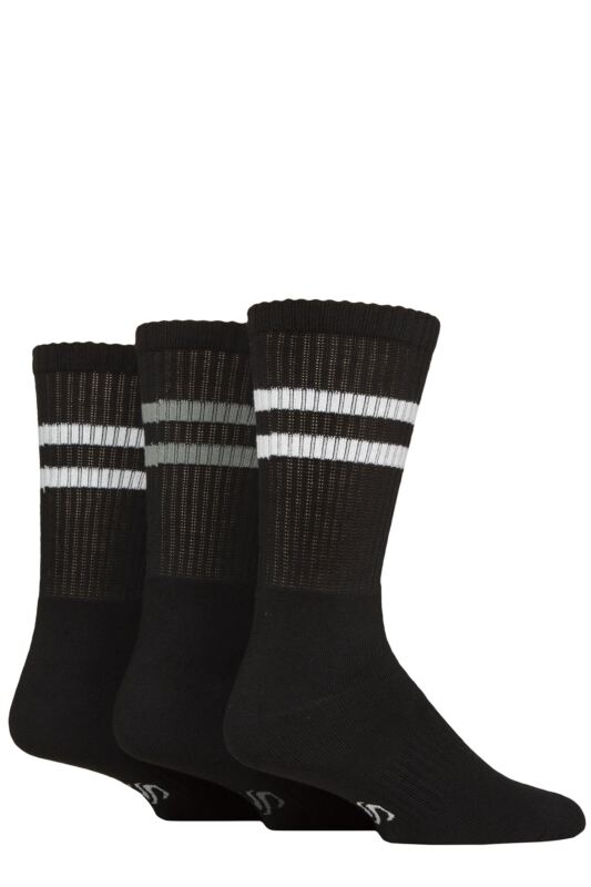 Mens 3 Pair SOCKSHOP Performance Leisure Socks