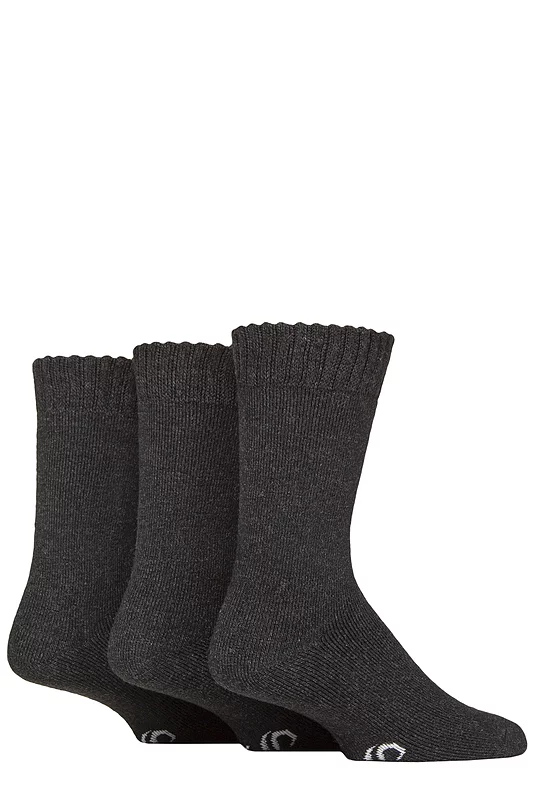 Mens 3 Pair SOCKSHOP Wool Blend Thermal Socks