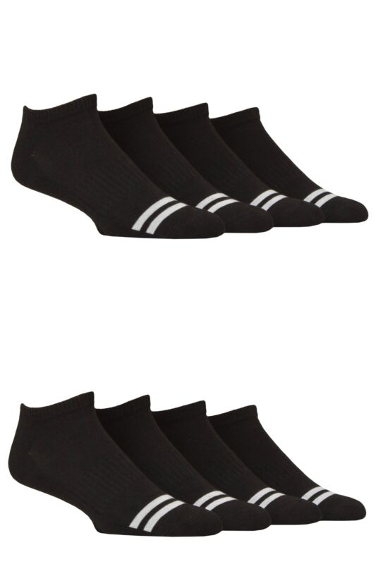 Mens 8 Pair SOCKSHOP Sport and Leisure Trainer Socks