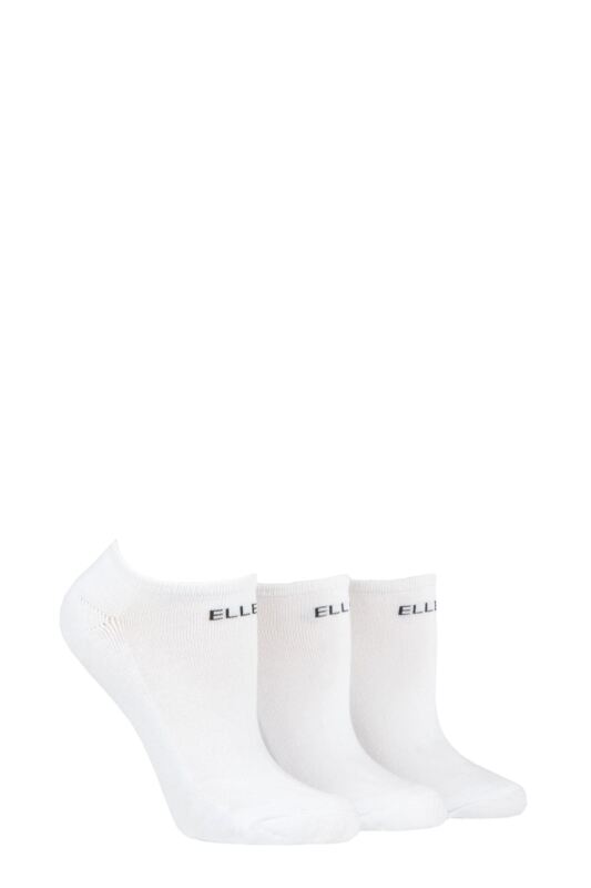 Women's 3 Pair Elle Bamboo Cushioned No Shows