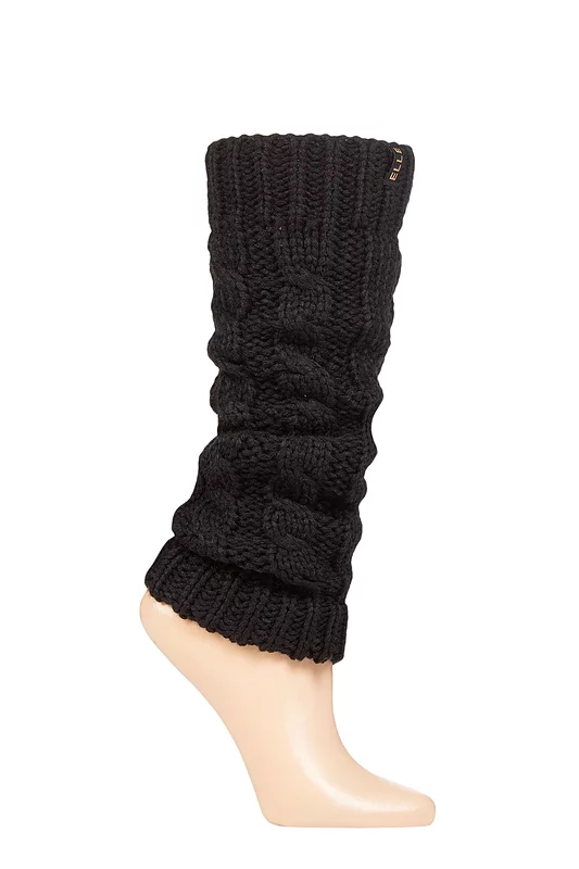 Women's 1 Pair Elle Chunky Cable Knit Leg Warmers
