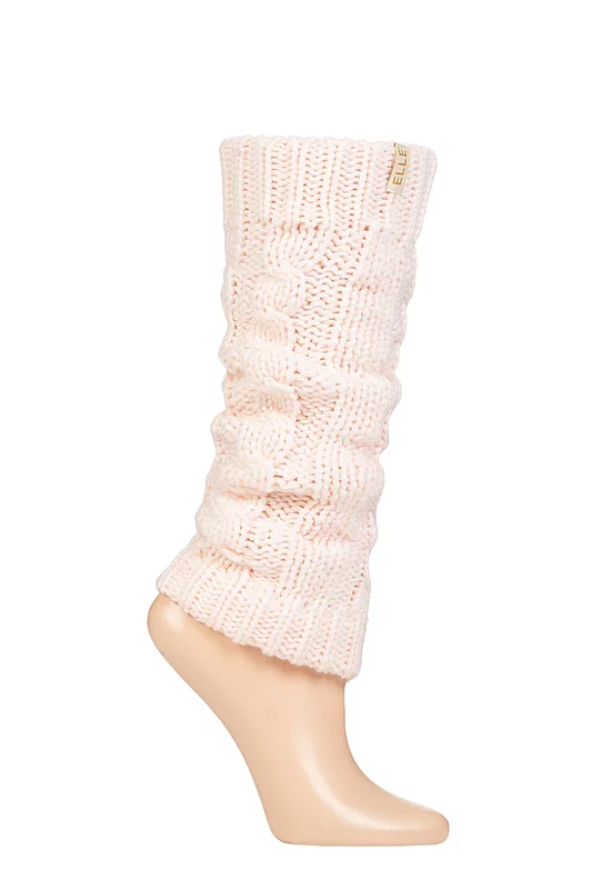 Women's 1 Pair Elle Chunky Cable Knit Leg Warmers