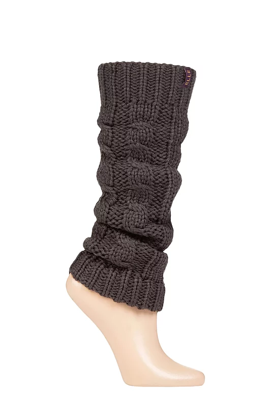 Women's 1 Pair Elle Chunky Cable Knit Leg Warmers