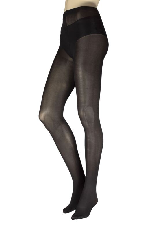 Womens 2 Pair Elle 80 Denier Opaque Tights