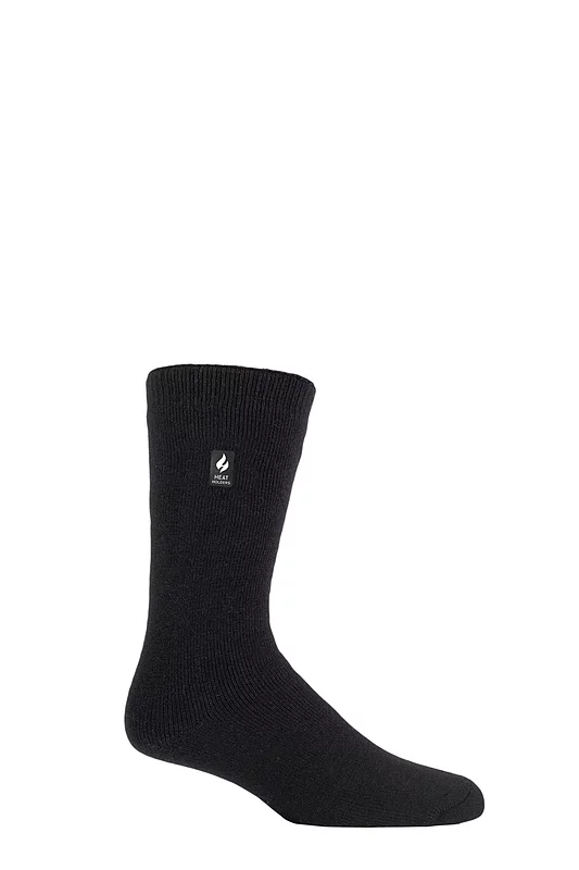 Mens 1 Pair SOCKSHOP Heat Holders 1.0 TOG Ultra Lite Plain Socks