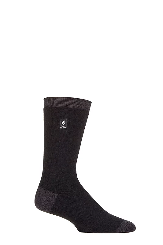 Mens 1 Pair SOCKSHOP Heat Holders 1.0 TOG Ultralite Striped, Argyle and Patterned Socks