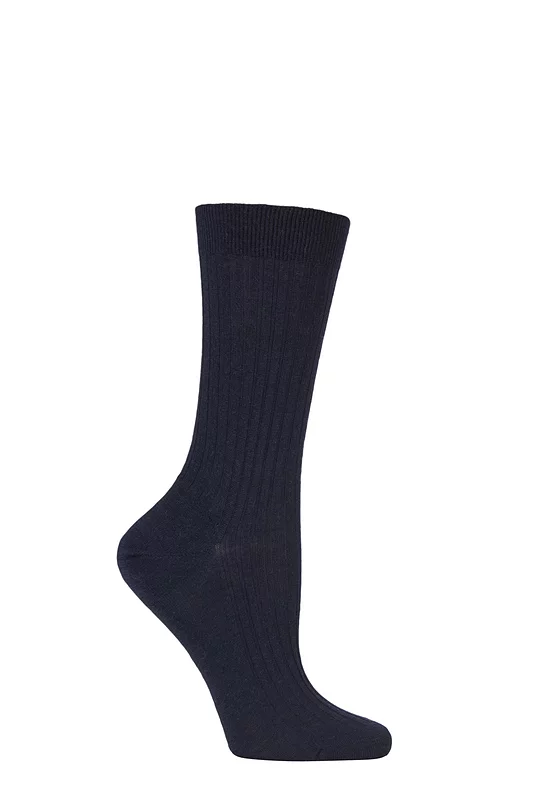 Women's 1 Pair Pantherella Classic Merino Wool Ribbed Socks