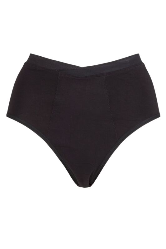 Women's 1 Pair Love Luna High Waisted Bamboo Period Briefs