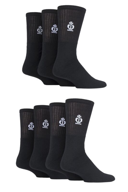 Mens 7 Pair Jeff Banks Cotton Sports Socks