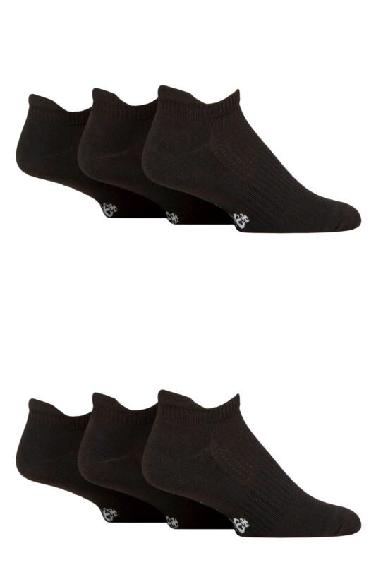 Mens 6 Pair Jeff Banks Sport Trainer Liner Socks