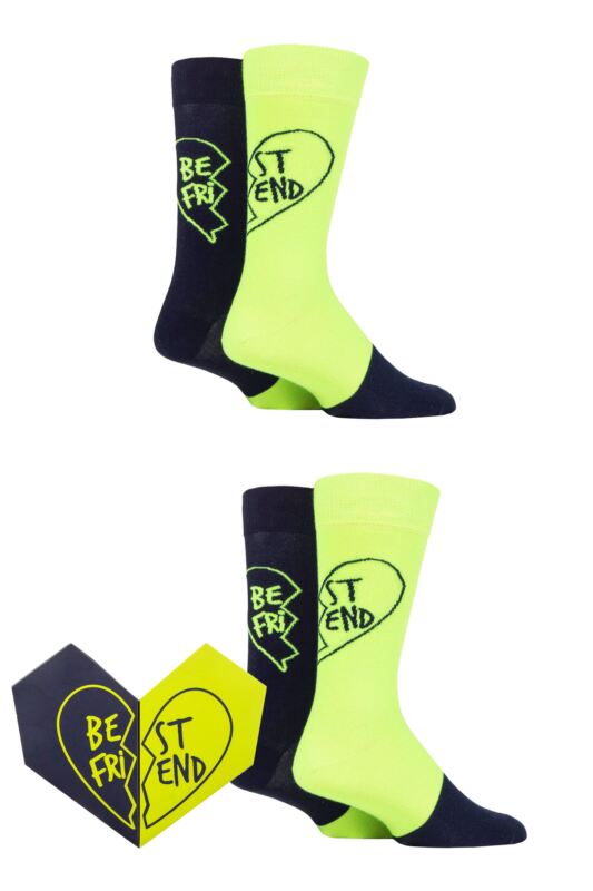 Happy Socks 2 Pair Bestie Gift Boxed Socks
