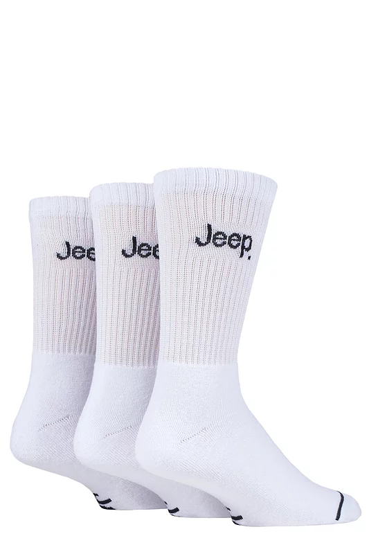 Mens 3 Pair Jeep Leisure Boot Socks