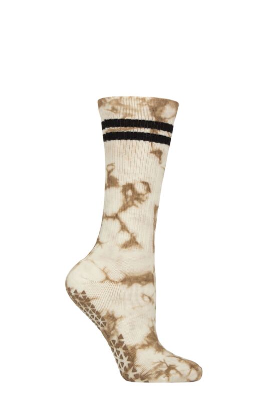 Women's 1 Pair Tavi Noir Kai Grip Socks Camel Medium