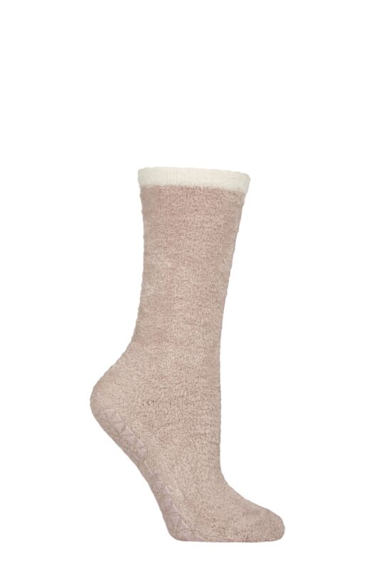 Women's 1 Pair Tavi Noir Grip Lounge Socks