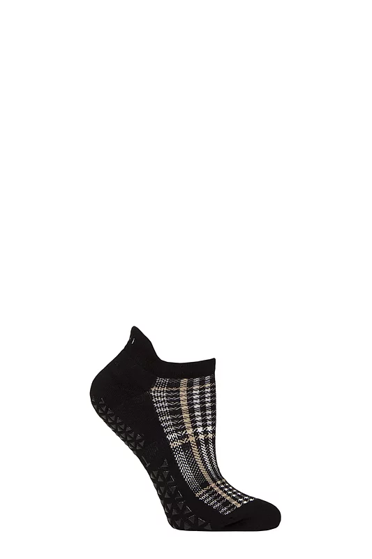 Women's 1 Pair Tavi Noir Savvy Organic Cotton Low Rise Yoga Socks with Grip