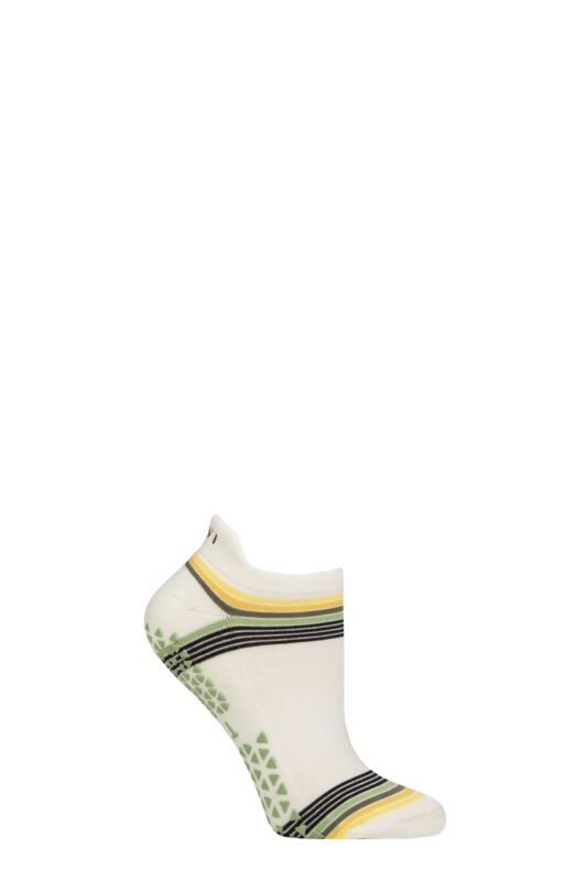 Women's 1 Pair Tavi Noir Savvy Organic Cotton Low Rise Yoga Socks with Grip