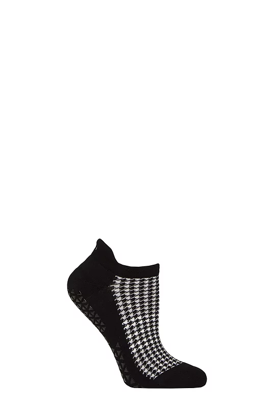 Women's 1 Pair Tavi Noir Savvy Organic Cotton Low Rise Yoga Socks with Grip
