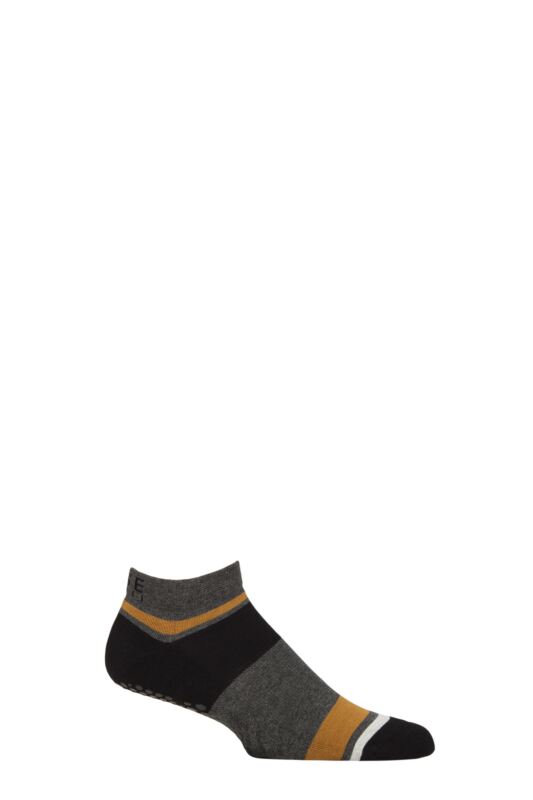 Mens 1 Pair Base 33 Grip Low Rise Socks Plateaus Medium