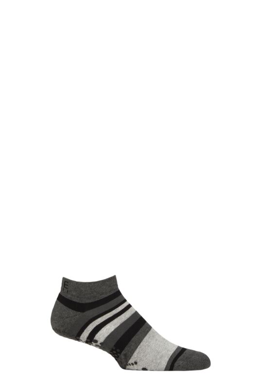 Mens 1 Pair Base 33 Grip Low Rise Socks Silt Small