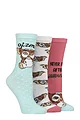Womens 3 Pair Gremlins Gizmo Cotton Socks - Assorted