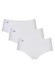 Women's 3 Pair Sloggi Basic Midi Briefs - White