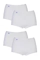Women's 4 Pair Sloggi Basic+ Maxi Briefs - White