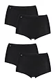 Women's 4 Pair Sloggi Basic+ Maxi Briefs - Black