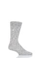 Mens 1 Pair Birkenstock Cotton Slub Thick Ribbed Socks - Grey