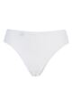 Ladies 1 Pack Sloggi EverNew Cotton Tai Briefs - White