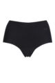Women's 1 Pair Sloggi Zero Modal Short Style Knickers - Black