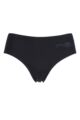 Ladies 1 Pair Sloggi Zero Modal Hipster Knickers - Black