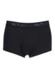 Mens 1 Pair Sloggi Shirt Stop to Keep your Shirt Tucked In Boxer Shorts - Black