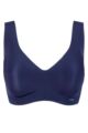 Ladies Sloggi Zero Feel Seamfree Bralette with Removable Pads - Navy