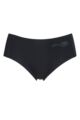 Ladies 1 Pair Sloggi Zero Feel Seamfree Hipster Knickers - Black