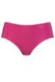 Ladies 1 Pair Sloggi Zero Feel Seamfree Hipster Knickers - Wine