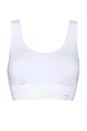 Women's Sloggi Zero Feel Seamfree Bralette Top with Removable Pads - White