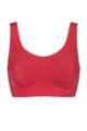 Ladies Sloggi Zero Feel Seamfree Bralette Top with Removable Pads - Campri