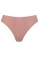 Ladies 1 Pair Sloggi ZERO Feel String Briefs - Cacao