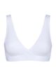 Ladies 1 Pack Sloggi GO Allround One Size Fits All Bralette - White