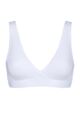 Ladies 1 Pack Sloggi GO Allround One Size Fits All Bralette - White