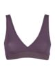 Ladies 1 Pack Sloggi GO Allround One Size Fits All Bralette - Kaluha