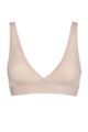 Ladies 1 Pack Sloggi GO Allround One Size Fits All Bralette - Peanut Butter