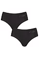 Women's 2 Pack Sloggi Zero Feel Seamfree Hipster Knickers - Black