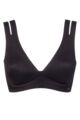 Ladies 1 Pack Sloggi Zero Feel Flow Bralette - Black