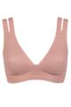 Ladies 1 Pack Sloggi Zero Feel Flow Bralette - Cacao