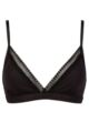 Ladies 1 Pack Sloggi GO Ribbed Bralette - Black